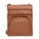 thumbnail image 1 of Bolsa Cruzada TOVOSO de Cuero Genuino con RFID para Mujer, 1 of 7