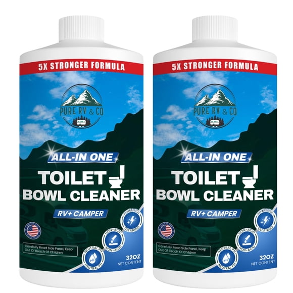 Limpiador de Inodoro para Autocaravana Pure RV 946 ml (2 unidades) Seguro para Fosas Sépticas