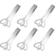 thumbnail image 1 of 6 pinzas para dulces, mini pinzas para servir, pinzas de acero inoxidable, pinzas para azúcar con forma de corazón, pinzas plateadas para cubitos de hielo, pinzas pequeñas para limones, dulces, pan, p, 1 of 7