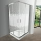 thumbnail image 3 of Shower Door Recto Elegant Joytek Mosaicos Blancos con Receptáculo 90x90 cm, 3 of 3