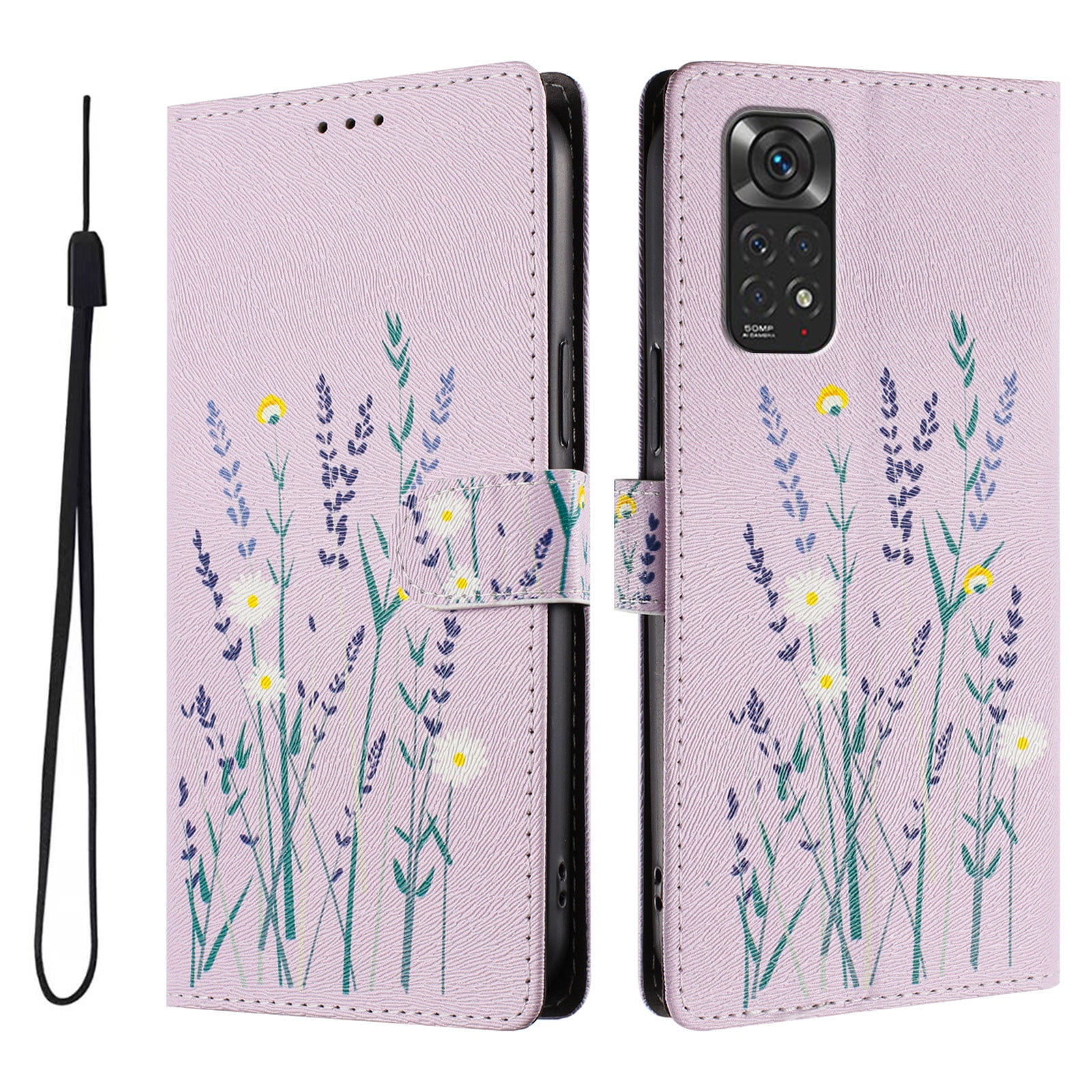 Foxdock Funda Tipo Cartera Para Xiaomi Redmi Note 11/11s 4g Con Soporte Y Correa – Diseño De Patrones Lindos