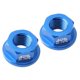 thumbnail image 3 of Bujes de bicicleta para ni?os Tuerca M10 Equilibrio plegable Bujes de rueda de bicicleta Tuercas de eje azul, 3 of 5