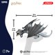 thumbnail image 5 of Figura Schleich Harry Potter Dragón Ironbelly Ucraniano, 5 of 7