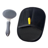 Ioensy - Guante Suave Para Quitar El Pelo De Mascotas, Ideal Para El Cuidado De Conejos Y Cachorros En El Coche.