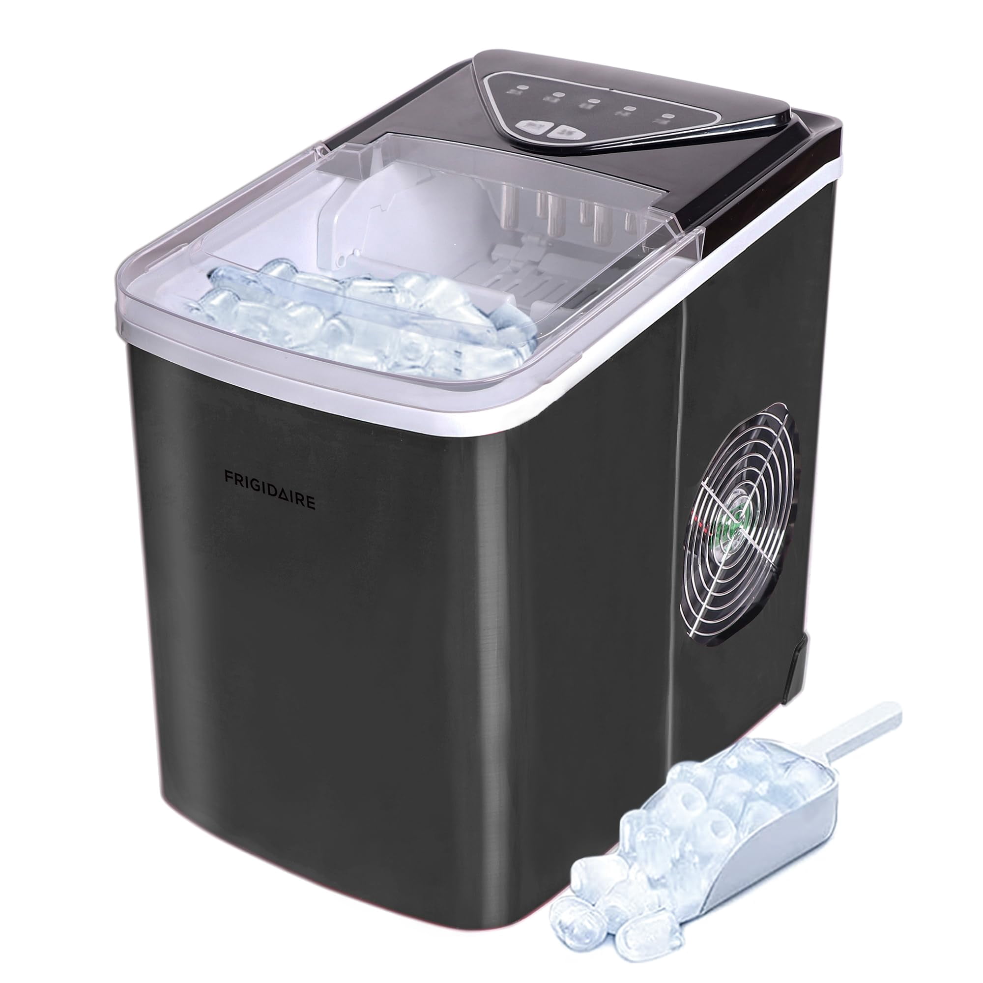 Máquina De Hielo Frigidaire Efic123-ssblack Encimera Compacta