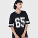 thumbnail image 3 of Polera Mujer Oversize Cuello V Negro Corona, 3 of 5
