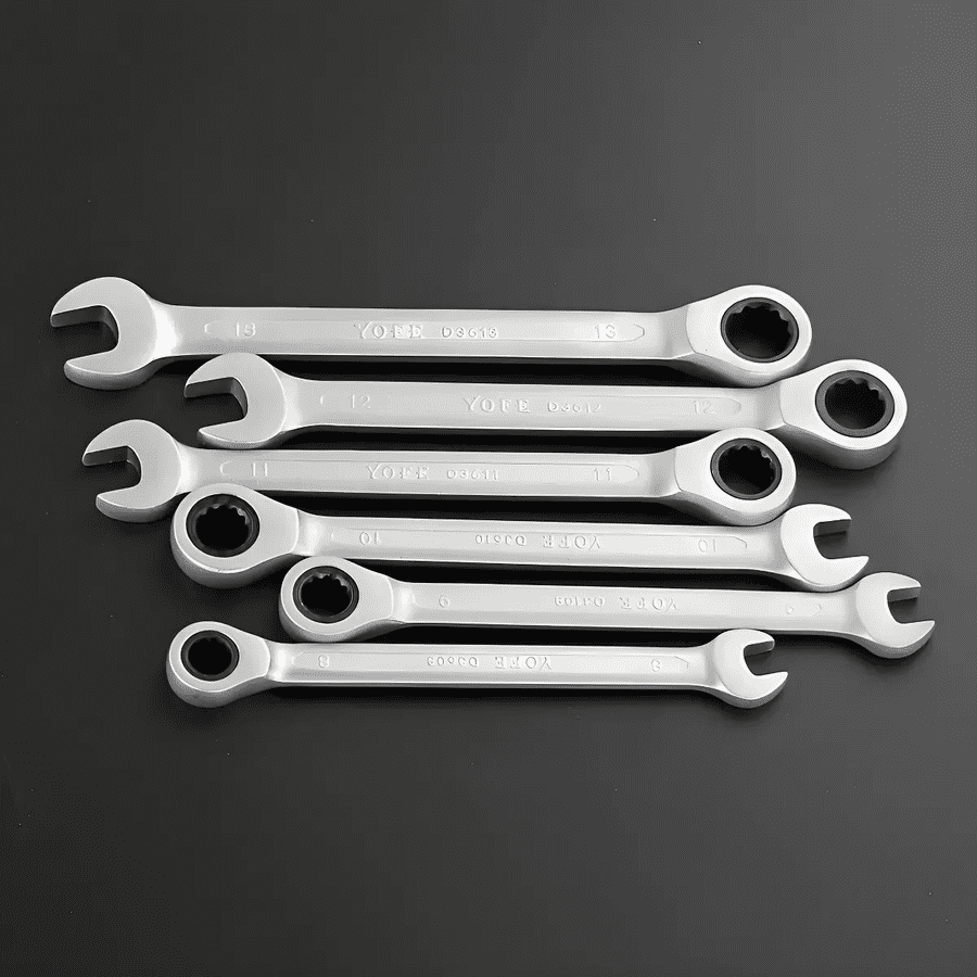 Genérico - Juego De Llaves Punta Corona Con Chicharra 10 Piezas Yofe