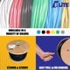 thumbnail image 4 of Bobina de cable Ethernet a granel CAT6A apantallada de 1000 pies, color blanco, 4 of 8