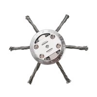 Magideal - Discos De Alambre De Acero De 5,91 Pulgadas Para Recortadora, Cabezal De Repuesto Sólido Para Cepillo Rotatorio De Malezas, Cabezal Para Desmalezadora 6 Cuchillas