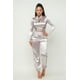 thumbnail image 1 of Conjunto de Chaqueta y Pantalón con Detalle de Rayas y Cremallera Frontal en Gris M, 1 of 5