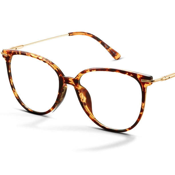 Gafas Gaoye Fashion con montura redonda en forma de ojo de gato que bloquean la luz azul