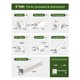 thumbnail image 2 of Set Line Set Cover SMOQIO Mini Split, 3 pulgadas, 3 m, PVC blanco, 2 of 6