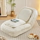 thumbnail image 1 of [VIDEO provided] Human Dog Bed ,Lazy Sofa Couch ,5 Adjustable Position,sit,sleep,fold,suit to put in bedroom, living room ,Space Saving Design,White, 1 of 3