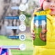 thumbnail image 5 of Pretzel y los Cachorros Botella de Agua con Tapa Pop Top de Un Toque, Acero Inoxidable, a Prueba de Fugas, para Deportes, Botella Infantil azul 12 oz, 5 of 6