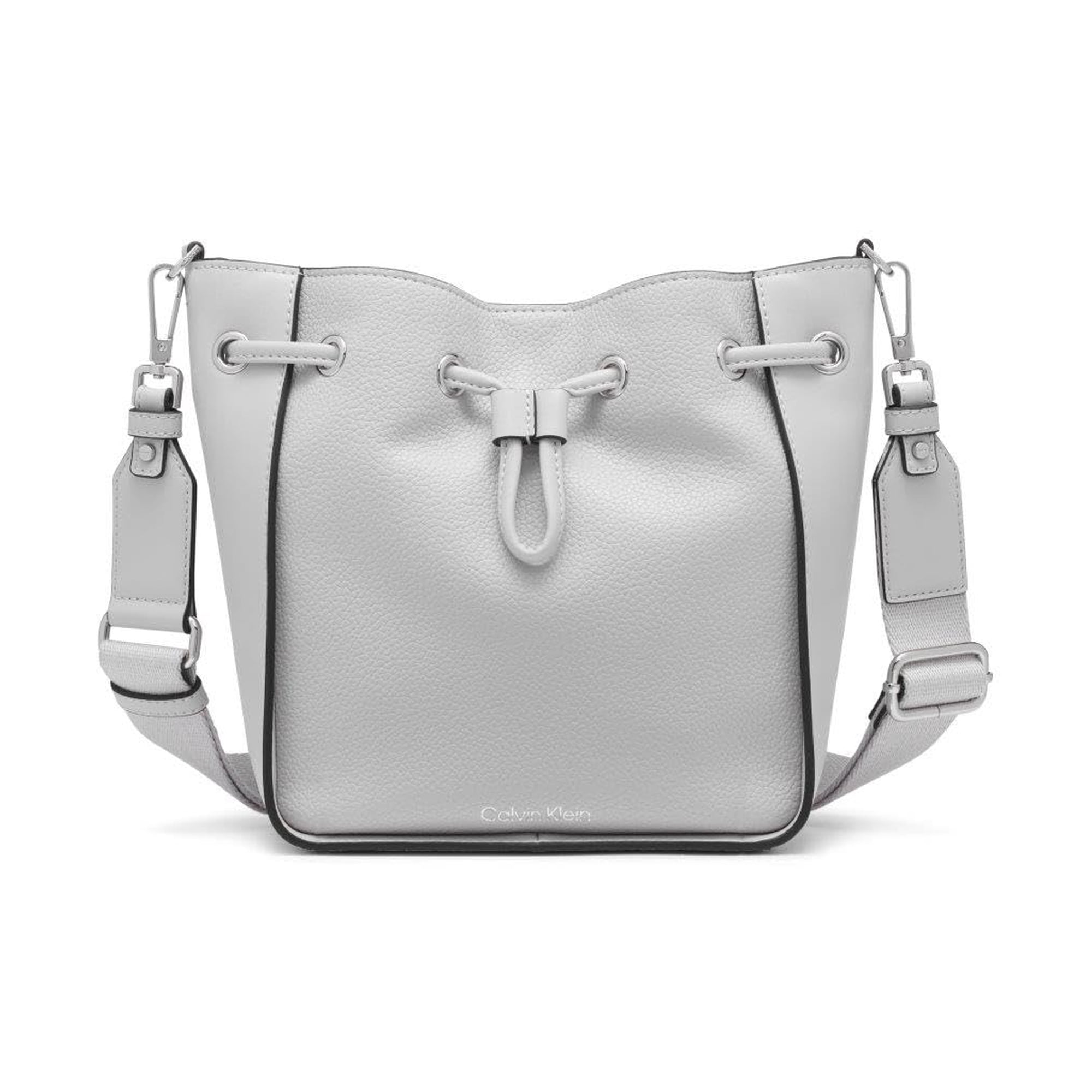 Bolso Calvin Klein Holt De Cuerda Para Llevar Cruzado, Gris Paloma