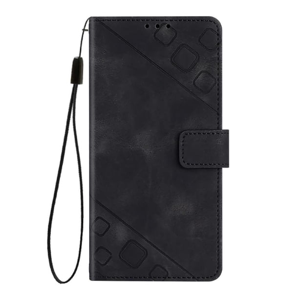 Funda Cartera para Samsung Galaxy A36 5G con Soporte y Ranuras, Resistente a Golpes y Rayones Negro