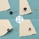 thumbnail image 3 of Uxcell 9mm Ojos de Seguridad, 80 Piezas Ojos de Plástico para Manualidades con Arandelas para Animales de Peluche DIY, 3 of 6