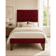 thumbnail image 1 of Cama Plaza y Media Burdeo Capitoné  + Colchon Mery Desing, 1 of 8
