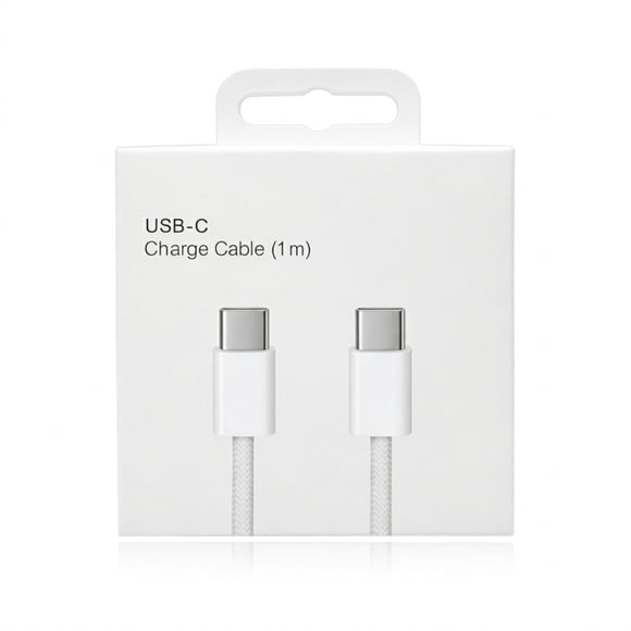 Cable Carga Rápida USB-C a USB-C 30W PD y Datos 1 Metro