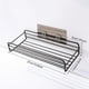 thumbnail image 2 of 1pc Spice And Seasoning Rack Organizer, Wall-Mounted, Hanging Black Spice Pantry Organization Storage Shelf, Farmhouse Seasoning Organizer, Flexible Wall Shelves Decor, Kitchen Essentials, Home Organi, 2 of 2