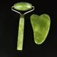 thumbnail image 1 of Natural Jade Face Roller Gua Sha Scraper Set Masssager for Face Neck Body Skincare Beauty Guasha Massage Tool Facial Slim Lift, 1 of 3