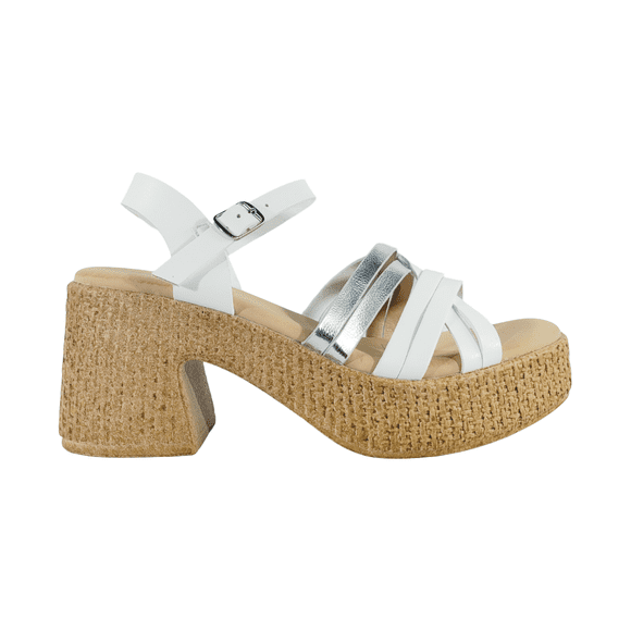 SANDALIAS BY PASS FASHION BLANCO MUJER | V25-Y5684-10 - Talla 39 CL / 26.5 CM