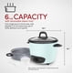 thumbnail image 4 of AROMA® Olla Arrocera y para Granos de 6 Tazas Cocidas / 1.5 Qt. (ARC-743-1NGBL), Azul Claro, 4 of 7