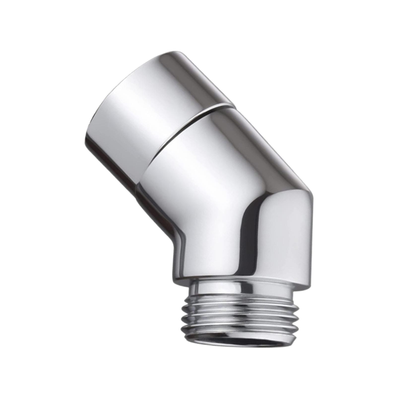 Magideal - Adaptador De Codo De Ducha Extensión Del Brazo De Ducha, Fácil De Instalar Piezas De Bañeras Duraderas Conector De Acoplamiento De Accesorios De Baño 135 Grados