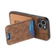 thumbnail image 4 of Funda Billetera con Soporte para iPhone 15 Protector Delgado Marrón, 4 of 6