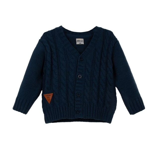 Chaleco Bebé Niño con Botones Azul Marino