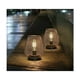 thumbnail image 2 of Lámpara de noche, diseño de batería, lámparas de mesa para exterior, juego de 2 lámparas de mesa con jaula de metal, lámpara de mesa inalámbrica para sala de estar, bodas, fiestas, patio, para interio, 2 of 5