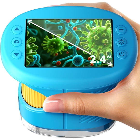 Microscopio Portátil Odatay 1000X 4K Pantalla 2.4 Niños STEM
