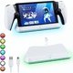 thumbnail image 1 of Soporte de carga para PlayStation Portal,PS Portal Stand con 7 modos de luz RGB, PS5 Portal Portable Charging Dock Station con conector magnético y cable de carga USB-C.-Blanco, 1 of 7