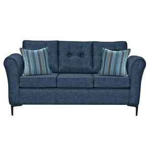 Colbox - Sofá Centauro 3 Cuerpos-Met Tela Azul