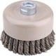 thumbnail image 1 of Grata Copa Recta Acero Templado Trenzado 4'' - Calibre de 0,6 mm - Toma M14 - Hela, 1 of 3
