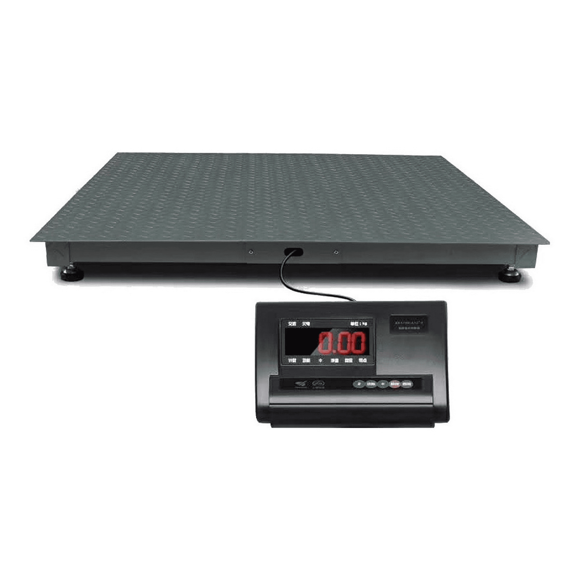 Genérico - Balanza Plataforma 1.2 M X 1.2 M 3 Toneladas Pesa Digital Industrial