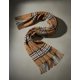 thumbnail image 1 of Bufanda Hombre Cachemira Delgada Cuadros Y Flecos 180x33 Cms beige Talla Única, 1 of 7