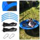 thumbnail image 2 of Saucer Tree Swing Take Me Away para niños al aire libre, color azul, 2 of 7