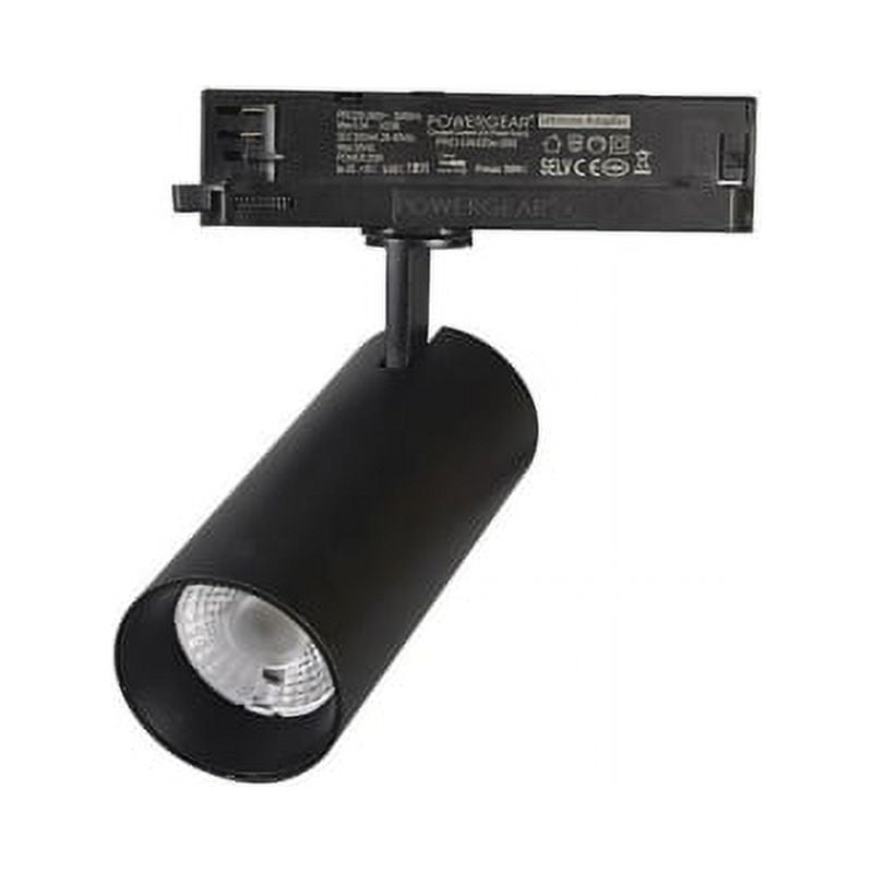 Hb Led - Foco Decorativo Riel 40º Monofásico 30w 4000k Negro