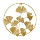 thumbnail image 1 of Escultura De Hoja De Oro Nórdica, Decoración Del Hogar, Adorno Para El Salón, Ginkgo, 1 of 3