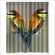 thumbnail image 1 of Cortina de ducha Bee Eater con ganchos (60 x 72 pulgadas), 1 of 3