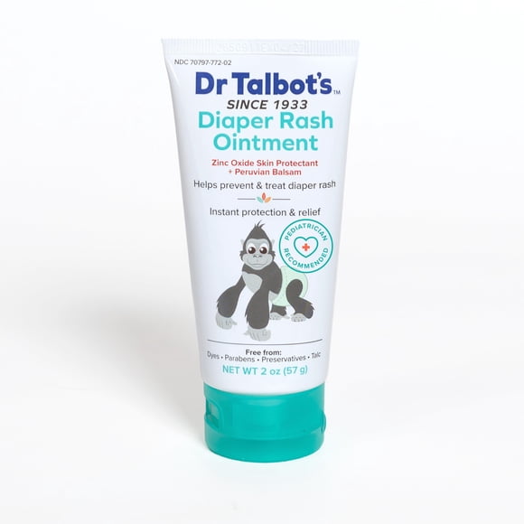 Pomada para rozaduras del pañal Dr. Talbot's con óxido de zinc, 60 ml, con bálsamo