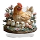 thumbnail image 5 of Hen Y Pollitos 2d Signo Acrílico Plano Coleccionable Para El Gabinete De Sala De Estar En El Hogar, 5 of 5