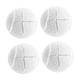 thumbnail image 3 of 4 Fundas Para Patas De Silla Con Apertura Cruzada Para Silla De Comedor, Pelotas De Tenis Para Sillas, Color Blanco, 3 of 3