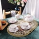 thumbnail image 5 of Set de té Fanquare de porcelana vintage para mujer, fiesta de té para 6 personas, 5 of 7