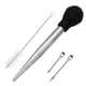 thumbnail image 1 of Baster De Turquía De Grado Alimentario De Acero Inoxidable Para Cocinar Cocinar Inyectar Marinata Con Cepillo De Limpieza (negro), 1 of 3