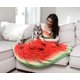 thumbnail image 5 of Manta de forro polar redonda Toynk Watermelon Slice de 150 cm, 5 of 7