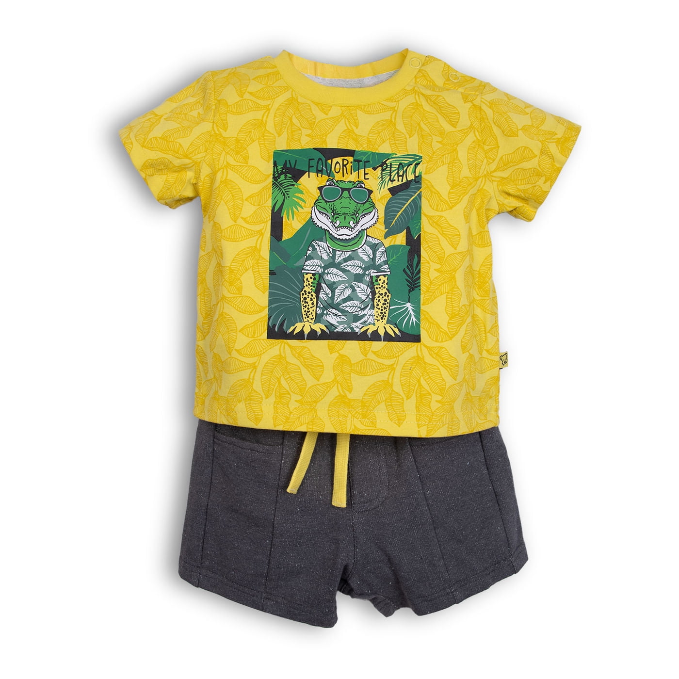Conjunto Bebe Niño Amarillo Pillin