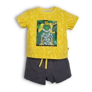 Conjunto Bebe Niño Amarillo Pillin