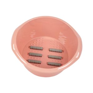 Ioensy - Bañera De Invierno Bañera Múltiple Cubo De Baño Redondo De Pies Para El Hotel De Viajes Adultos Rosa